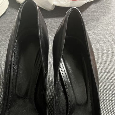 Talons noirs en cuir 