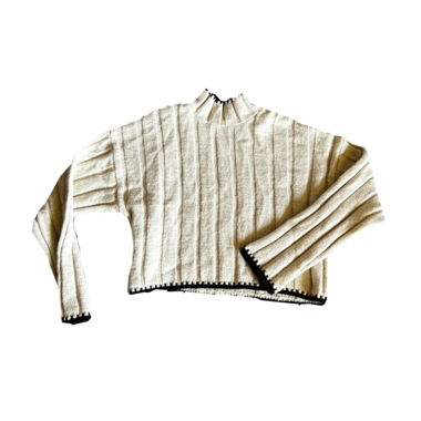 Maglione a collo alto in maglia