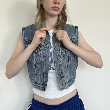 vintage pepe jeans vest