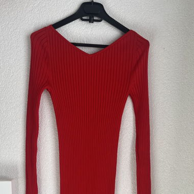 Robe moulante rouge 