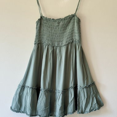 Green Babydoll Dress