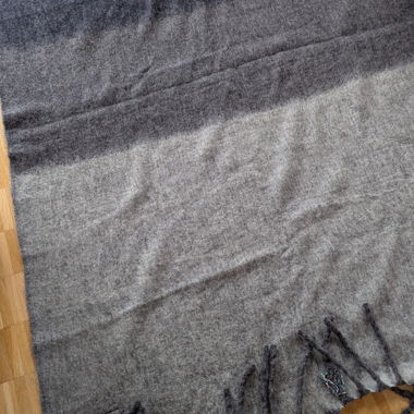 Coperta di lana VISA Olympia 2026 Milano grigia