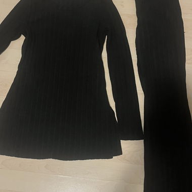 Ensemble deux pièces TikTok noir