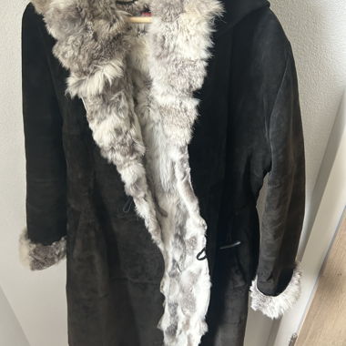 Rabbit Fur and Pigskin Coat