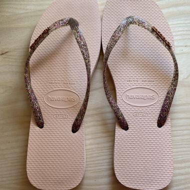 Tongs Havaianas à paillettes