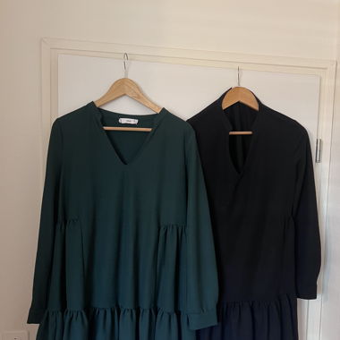 Lot de 2 Robes Mango vert foncée et noir