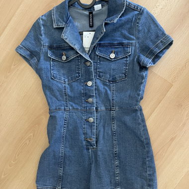 Denim playsuit