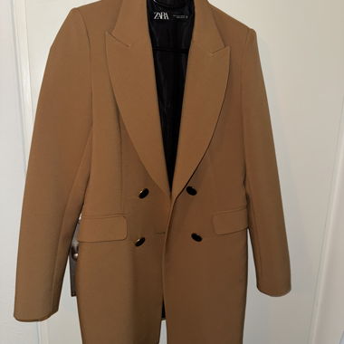 ZARA Mantello-Blazer color cammello M