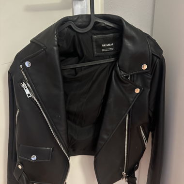 VESTE CUIR PULL & BEAR