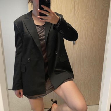 Black Oversize Blazer