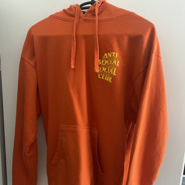 Anti Social Social Club Hoddie Orange 