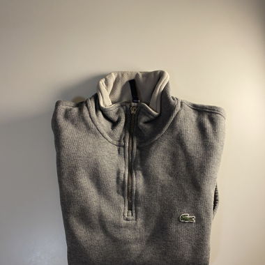 Lacoste Quarterzip grau