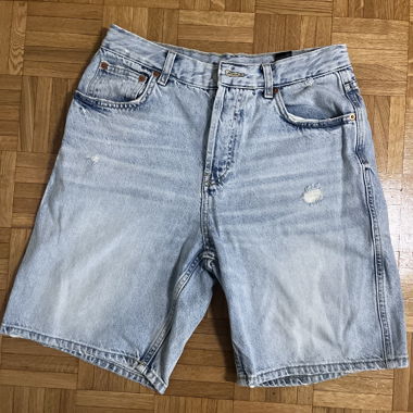 Pantaloncini di jeans ZARA azzurri