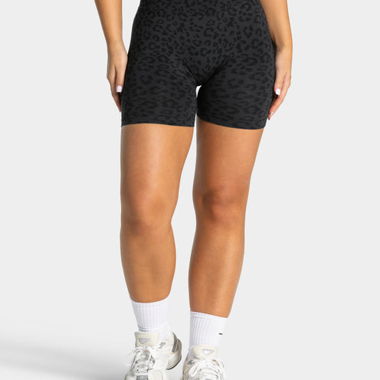 Short Sculpt Scrunch Contrastline Leo schwarz