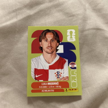 Luka Modric Panini Collectible Card
