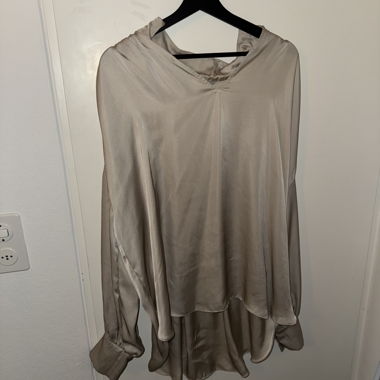 Camicia in raso H&M beige M/L
