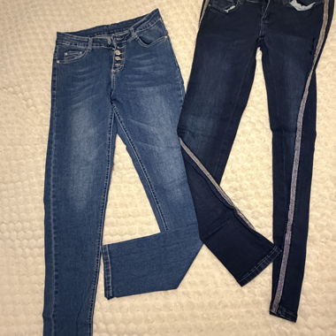 Deux pantalons taille S (36) en excellent état 