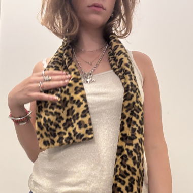 Trendy Leoprint Schal