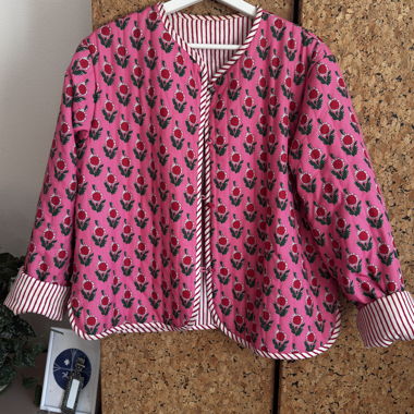 Farbige Jacke