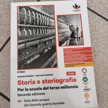2 livres Storia e storiografia 3A/3B