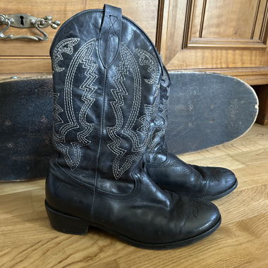 Cowboystiefel schwarz