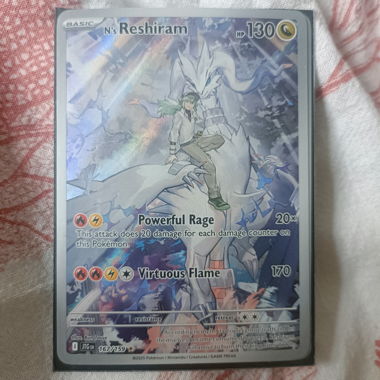 Carta Pokémon N's Reshiram