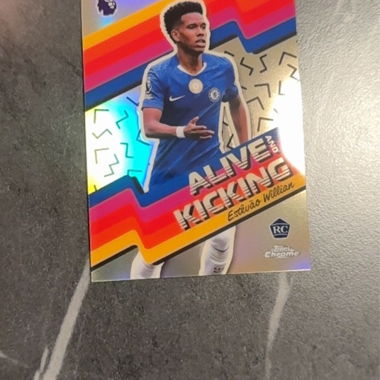 Carta Topps Chrome RC di Estêvão Willian