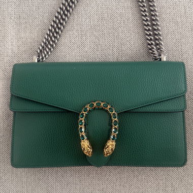 Sac en cuir Gucci Dionysus vert, Medium