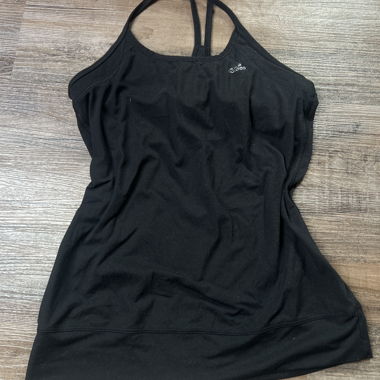 Top sportivo Adidas nero