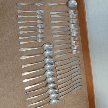 Set de couverts en acier inox