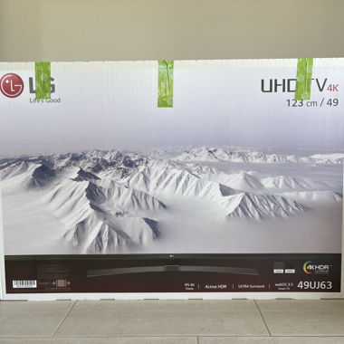LG TV 49" SMART TV 4K