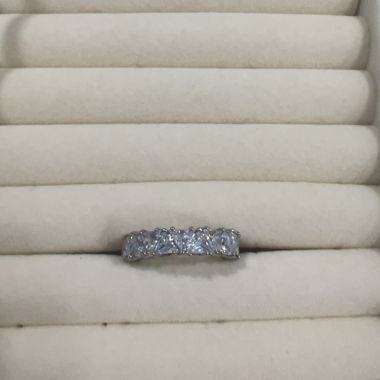 Silver Rhinestone Ring