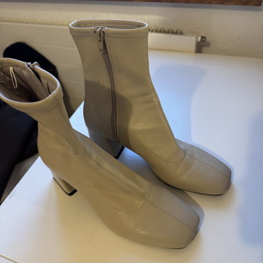 Beige Stifeletten