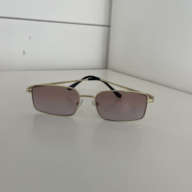 Lunettes de soleil dorées