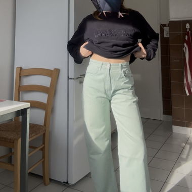 pantaloni celesti