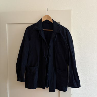 Chemise vintage bleu foncé