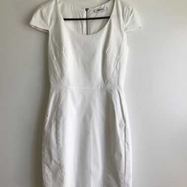 Abito DKNY con zip bianca