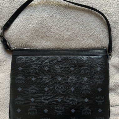 Borsa a tracolla MCM nera
