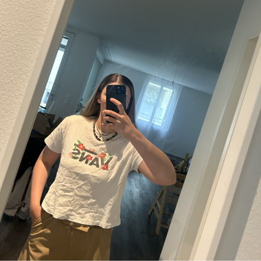 Vans graphic crop T-shirt