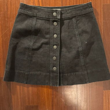 Madewell Black Skirt