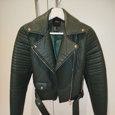 Leder imitat Jacke 