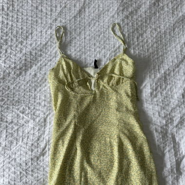 Blumenkleid grün