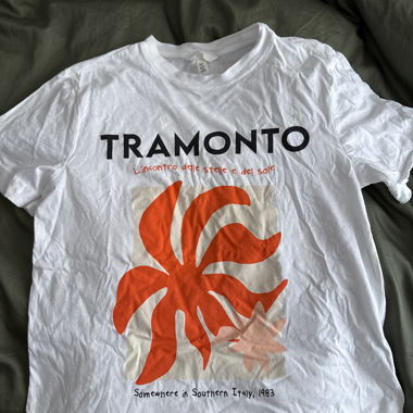 T-Shirt Tramonto weiss