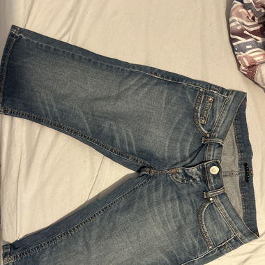 Pantone jeans tre quarti 