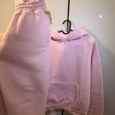 Rosa Oversize-Hoodie Set