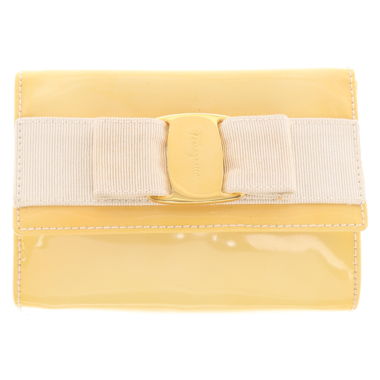 Salvatore Ferragamo Handtasche aus Lackleder