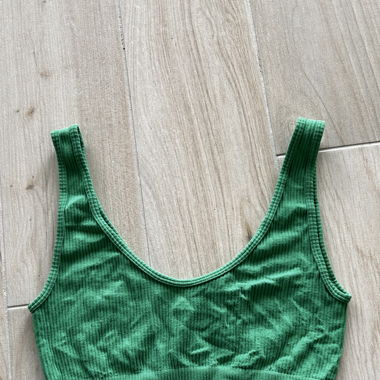 Brassière verte 