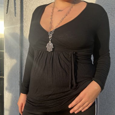 longsleeve mit schleife