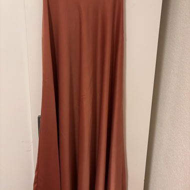 Jupe maxi en satin