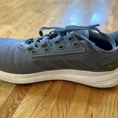 Adidas Running Shoes Sneakers Grey Size 38